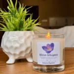 Warm Whispers - Lavender Scented Premium Soy Wax Candle - Image 3